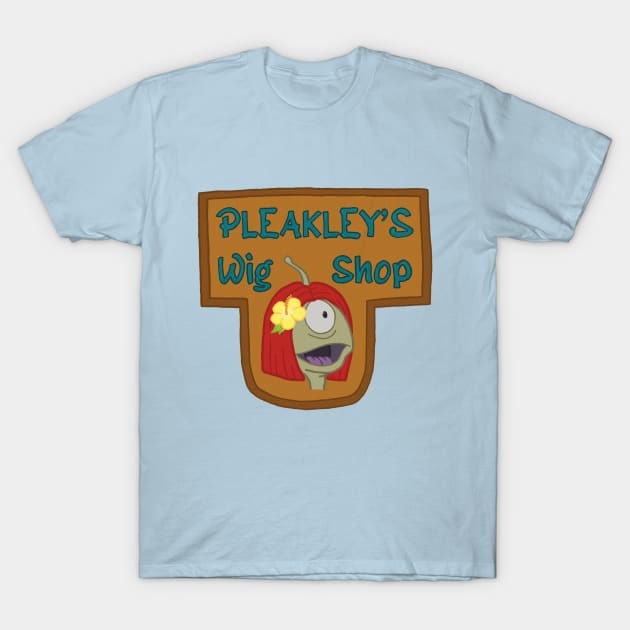 Lilo and Stitch - Pleakley’s Wig Shop T-Shirt by Meggie Mouse